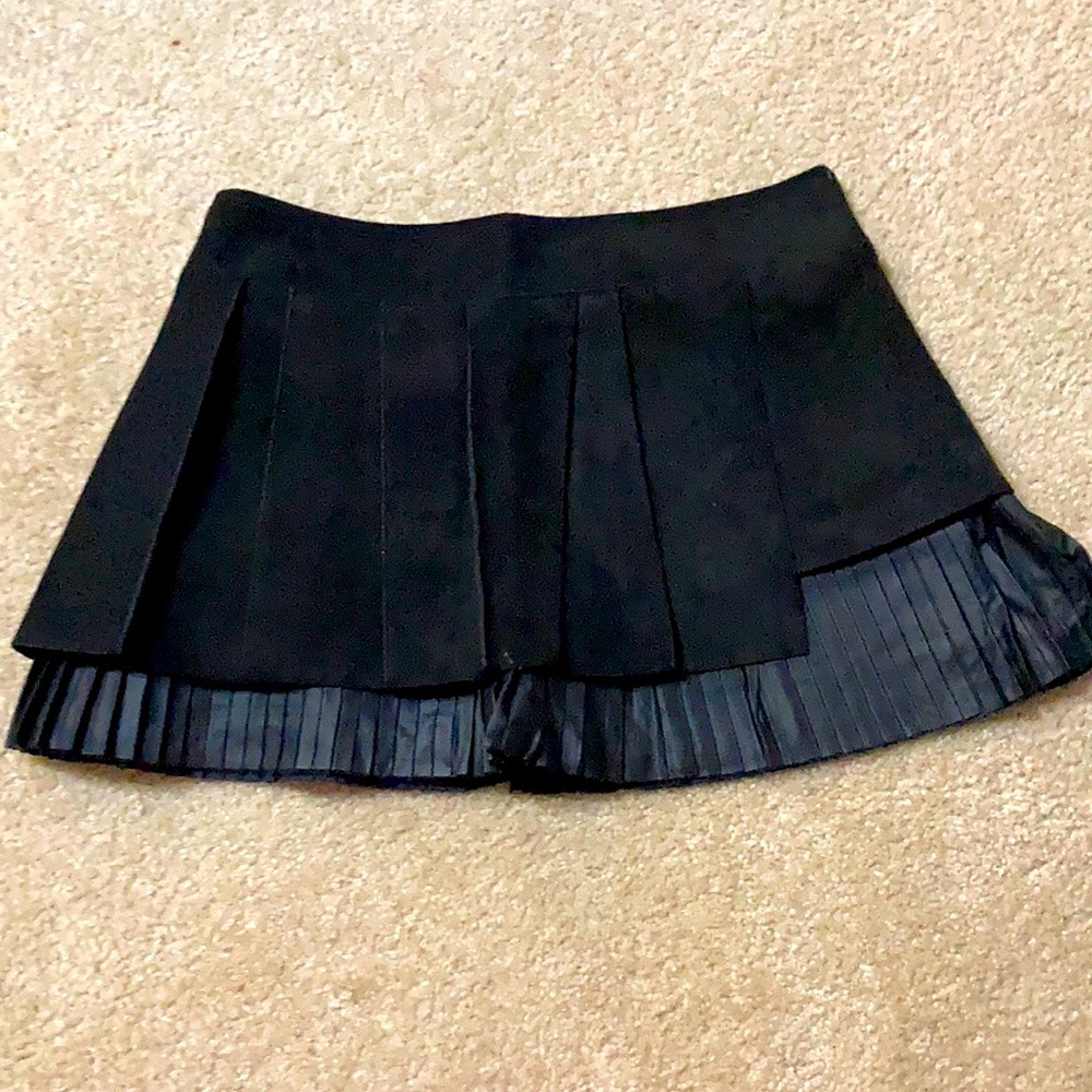 NWOT, asymmetric mini skirt